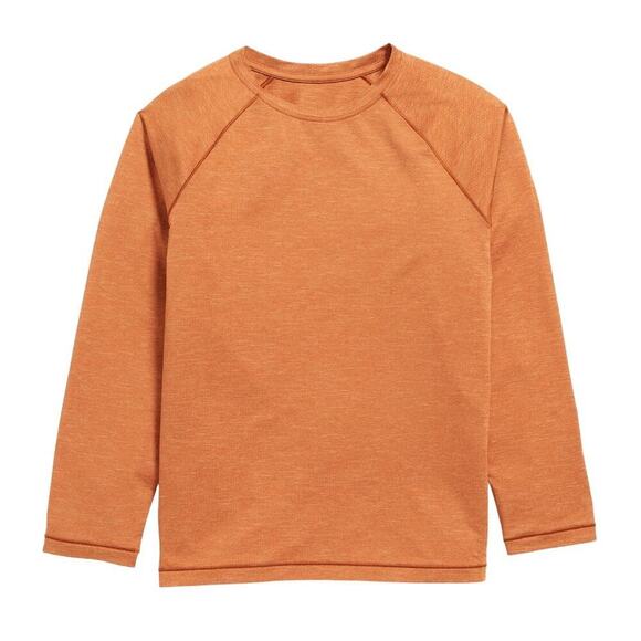 Old Navy Boys Long-Sleeve Go-Dry Cool Performance T-Shirt in Golden Adler Size L - Picture 1 of 1